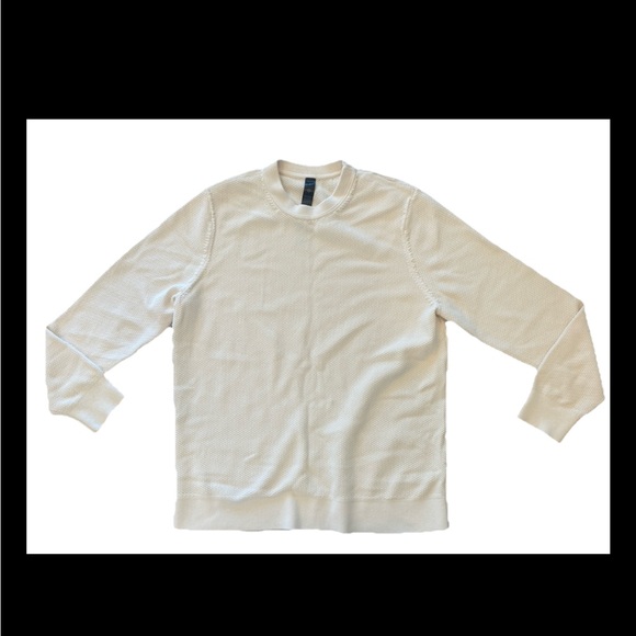 Lululemon L Men Sweater Beije Tan Light Brown Soft L Stretch Travel Glam Golf